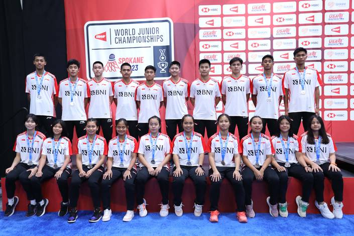 Indonesia runner-up BWF World Junior Mixed Team Championships 2023 (Humas PP PBSI) Indonesia runner-up BWF World Junior Mixed Team Championships 2023 (Humas PP PBSI)