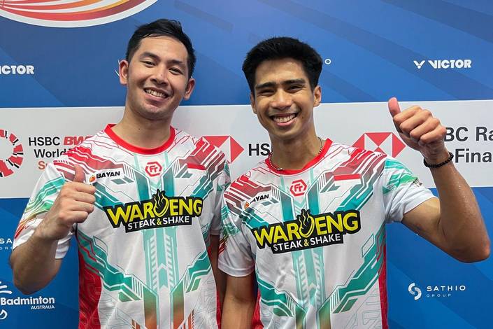 Sabar Karyaman Gutama/Moh Reza Pahlevi Isfahani (Humas PP PBSI)