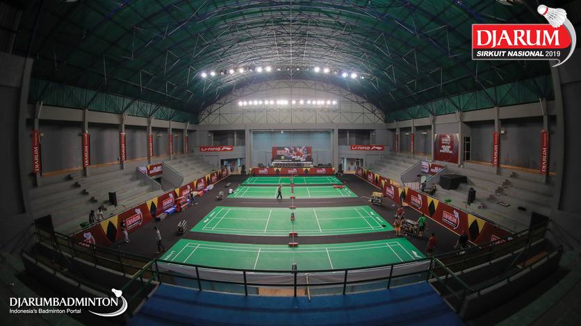 Suasana GOR Dempo Jakabaring, Palembang, Sumatera Selatan. Suasana GOR Dempo Jakabaring, Palembang, Sumatera Selatan.