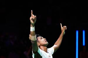 Alwi Farhan (Djarum Badminton) Alwi Farhan (Djarum Badminton)