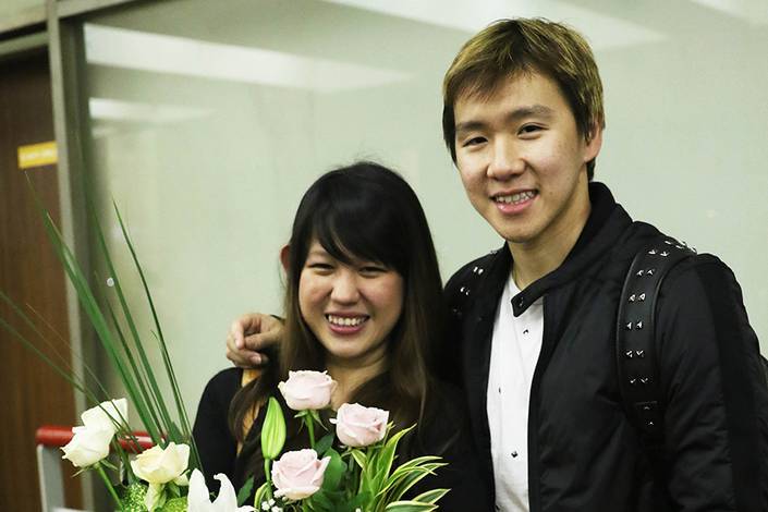 Agnes Amelinda Mulyadi dab Marcus F. Gideon (Foto: PBSI)