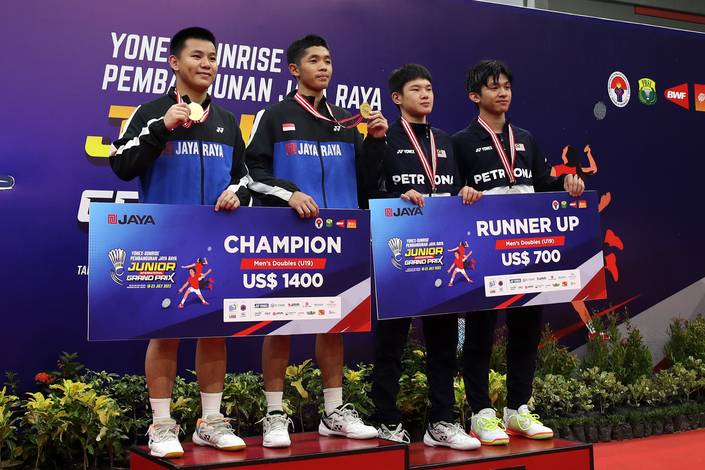 Jonatan Gosal/Adrian Pratama & Muhammad Faiq/Lok Hong Quan (Djarum Badminton) Jonatan Gosal/Adrian Pratama & Muhammad Faiq/Lok Hong Quan (Djarum Badminton)