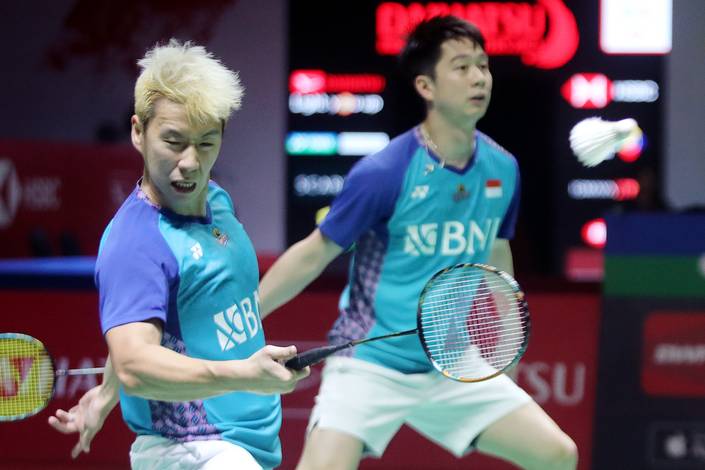 Marcus Fernaldi Gideon & Kevin Sanjaya Sukamuljo (Djarum Badminton) Marcus Fernaldi Gideon & Kevin Sanjaya Sukamuljo (Djarum Badminton)