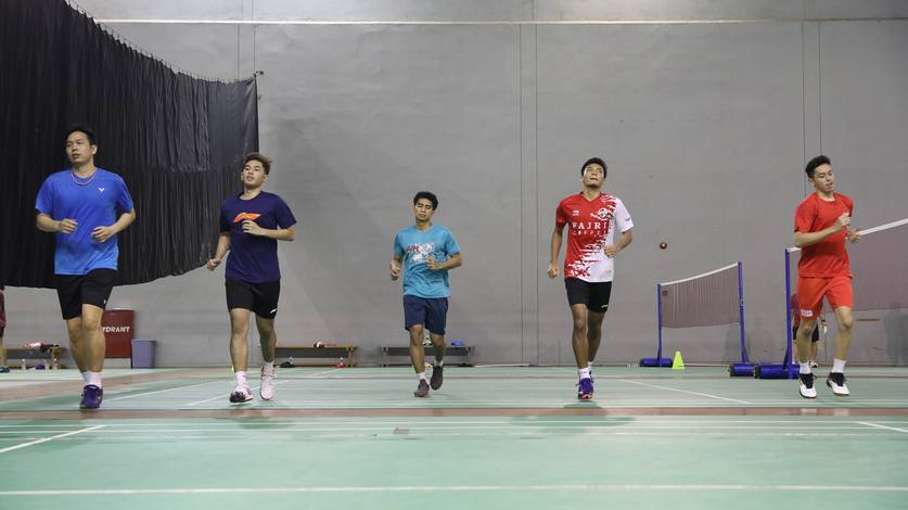 tim ganda putra Indonesia saat menjalani tes fisik di Pelatnas PBSI, Cipayung, Jakarta Timur. (Foto: PP PBSI) tim ganda putra Indonesia saat menjalani tes fisik di Pelatnas PBSI, Cipayung, Jakarta Timur. (Foto: PP PBSI)