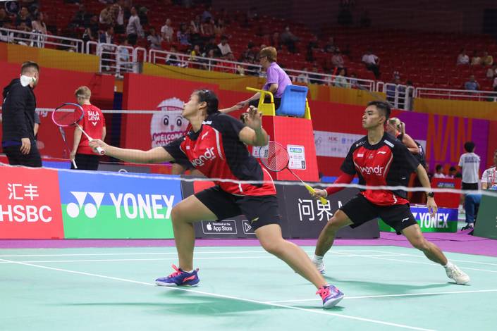Andhika Wirapati/Laudya Chelsea Griselda (Humas PP PBSI) Andhika Wirapati/Laudya Chelsea Griselda (Humas PP PBSI)