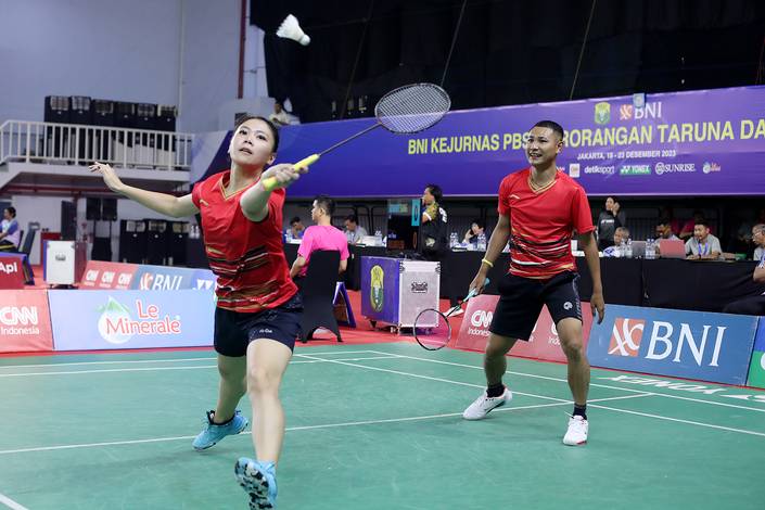 Kenas Adi Haryanto/Brigita Marcelia Rumambi (Djarum Badminton) Kenas Adi Haryanto/Brigita Marcelia Rumambi (Djarum Badminton)