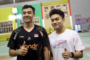Bagas Maulana & Leo Rolly Carnando (Djarum Badminton/Edward Luhukay)