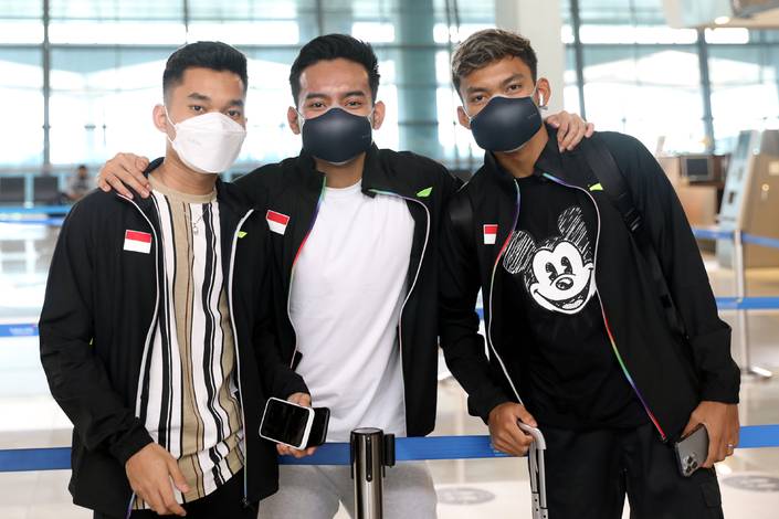 Leo Rolly Carnando, Pramudya Kusumawardana, & Muhammad Shohibul Fikri (Humas PP PBSI) Leo Rolly Carnando, Pramudya Kusumawardana, & Muhammad Shohibul Fikri (Humas PP PBSI)
