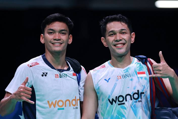 Muhammad Shohibul Fikri & Fajar Alfian (Humas PP PBSI)