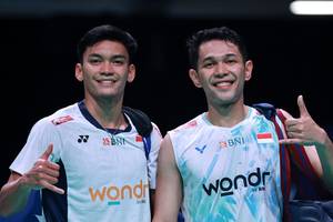 Muhammad Shohibul Fikri & Fajar Alfian (Humas PP PBSI)