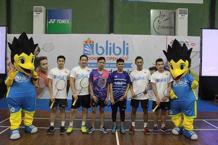 The atmosphere of Blibli Friends Meet Up: #EAAFORINDONESIA Safe & Smart Community – Road to Blibli Indonesia Open 2018.