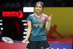 Gregoria Mariska Tunjung (Djarum Badminton/Edward Luhukay)