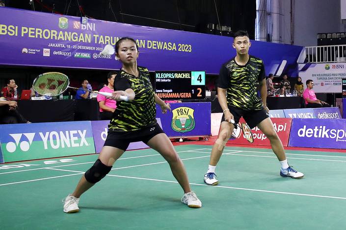 Kleopas Binar Putra Prakoso/Rachel Agnesia Sabatini (Djarum Badminton) Kleopas Binar Putra Prakoso/Rachel Agnesia Sabatini (Djarum Badminton)