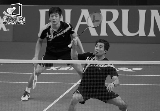 Jung Jae Sung (Kanan) Bersama Lee Yong Dae