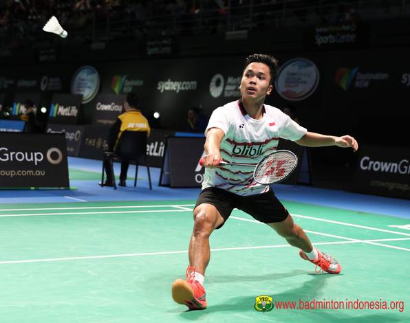 Anthony Sinisuka Ginting. (foto: PBSI) Anthony Sinisuka Ginting. (foto: PBSI)