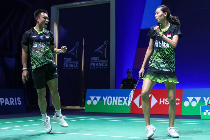 Selebrasi Hafiz Faizal/Gloria Emanuelle Widjaja (Indonesia). Selebrasi Hafiz Faizal/Gloria Emanuelle Widjaja (Indonesia).