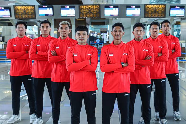 Tim putra Indonesia pada BATC 2024 (Humas PP PBSI) Tim putra Indonesia pada BATC 2024 (Humas PP PBSI)