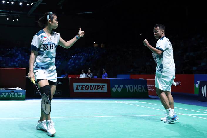 Rehan Naufal Kusharjanto/Lisa Ayu Kusumawati (Humas PP PBSI) Rehan Naufal Kusharjanto/Lisa Ayu Kusumawati (Humas PP PBSI)