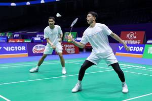 Rahmat Hidayat & Muhammad Rian Ardianto (Humas PP PBSI) Rahmat Hidayat & Muhammad Rian Ardianto (Humas PP PBSI)