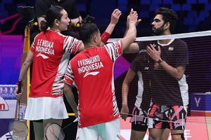 Rehan Naufal Kusharjanto/Gloria Emanuelle Widjaja & Dhruv Kapila/Tanisha Crasto (Humas PP PBSI)