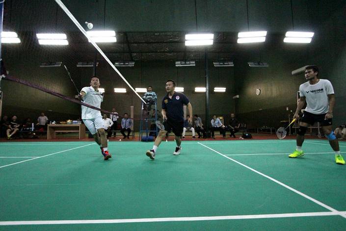 Taufik Hidayat, Imam Nahrawi, Tontowi Ahmad Taufik Hidayat, Imam Nahrawi, Tontowi Ahmad