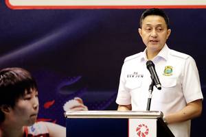 Ricky Soebagdja (Djarum Badminton/Haikal Musyaffa Tasdik) Ricky Soebagdja (Djarum Badminton/Haikal Musyaffa Tasdik)