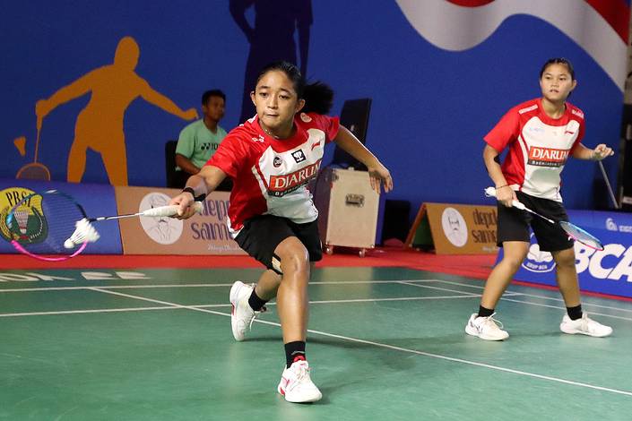 Aqelatul Amaliyah Rahma/Nur Hafidzah Afifah (Djarum Badminton/Edward Luhukay) Aqelatul Amaliyah Rahma/Nur Hafidzah Afifah (Djarum Badminton/Edward Luhukay)