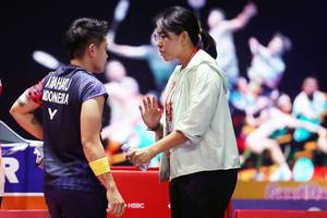 Apriyani Rahayu & Nitya Krishinda Maheswari (Djarum Badminton/Edward Luhukay)