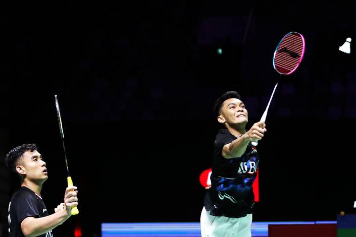 Bagas Maulana/Muhammad Shohibul Fikri (Djarum Badminton) Bagas Maulana/Muhammad Shohibul Fikri (Djarum Badminton)