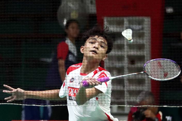 Farel Fadhilah Ukasyah (Djarum Badminton/Edward Luhukay))  Farel Fadhilah Ukasyah (Djarum Badminton/Edward Luhukay))