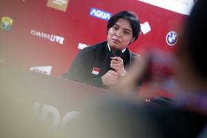 Gregoria Mariska Tunjung (Djarum Badminton/Edward Luhukay)