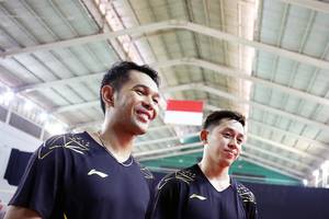 Fajar Alfian/Muhammad Rian Ardianto (Djarum Badminton/Edward Luhukay)