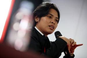 Gregoria Mariska Tunjung (Djarum Badminton/Edward Luhukay)