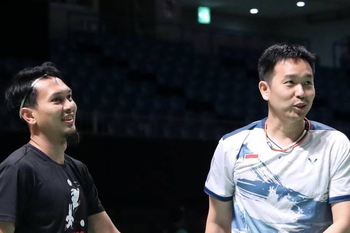 Mohammad Ahsan/Hendra Setiawan (Humas PP PBSI) Mohammad Ahsan/Hendra Setiawan (Humas PP PBSI)