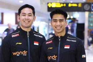 Sabar Karyaman Gutama/Moh Reza Pahlevi Isfahani (Humas PP PBSI)