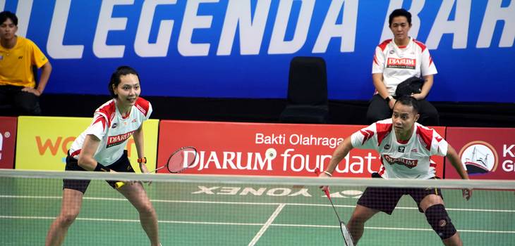 Rehan Naufal Kusharjanto & Gloria Emanuelle Widjaja (Djarum Badminton) Rehan Naufal Kusharjanto & Gloria Emanuelle Widjaja (Djarum Badminton)