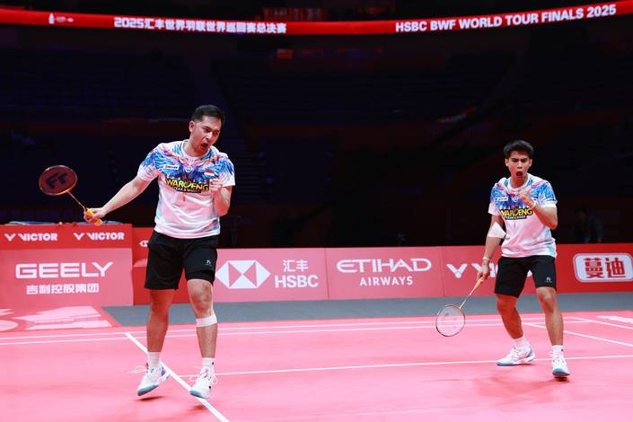 Sabar Karyaman Gutama/Moh Reza Pahlevi Isfahani (Humas PP PBSI)