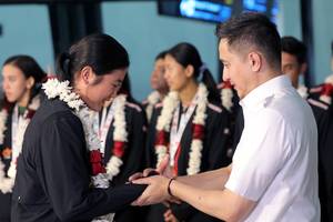 Amallia Cahaya Pratiwi & Ricky Soebagdja (Humas PP PBSI)