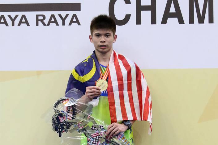 Jun Hao Leong Mampu Meraih Kesuksesan di Asia Junior Championships 2017. (foto: PBSI)