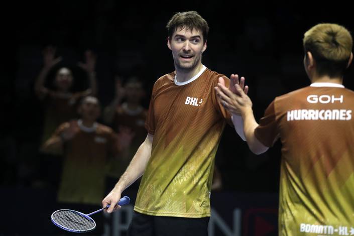 Mathias Christiansen (Djarum Badminton/Edward Luhukay) Mathias Christiansen (Djarum Badminton/Edward Luhukay)