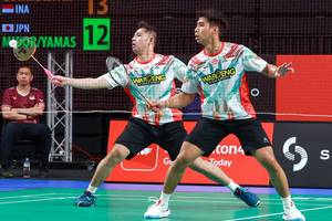 Sabar Karyaman Gutama/Moh Reza Pahlevi Isfahani (Humas PP PBSI) Sabar Karyaman Gutama/Moh Reza Pahlevi Isfahani (Humas PP PBSI)