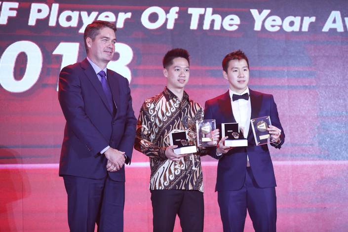 Kevin Sanjaya Sukamuljo/Marcus Fernaldi Gideon kembali dinobatkan sebagai BWF Male Player of The Year. Kevin Sanjaya Sukamuljo/Marcus Fernaldi Gideon kembali dinobatkan sebagai BWF Male Player of The Year.