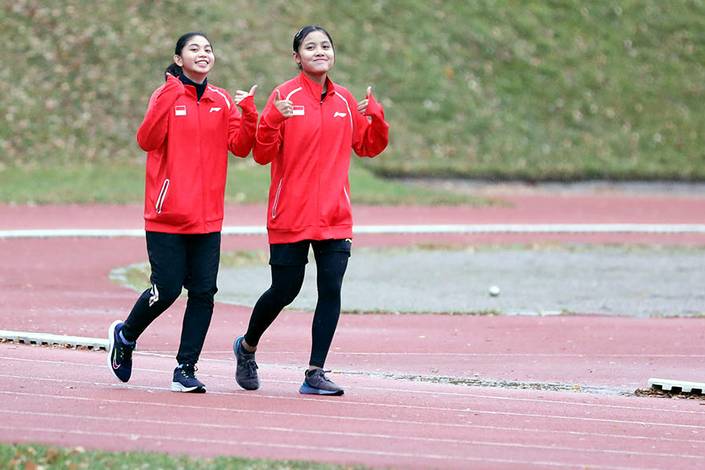 Latihan fisik tim junior Indonesia jelang Finnish Junior International Series 2021 (Humas PP PBSI) Latihan fisik tim junior Indonesia jelang Finnish Junior International Series 2021 (Humas PP PBSI)
