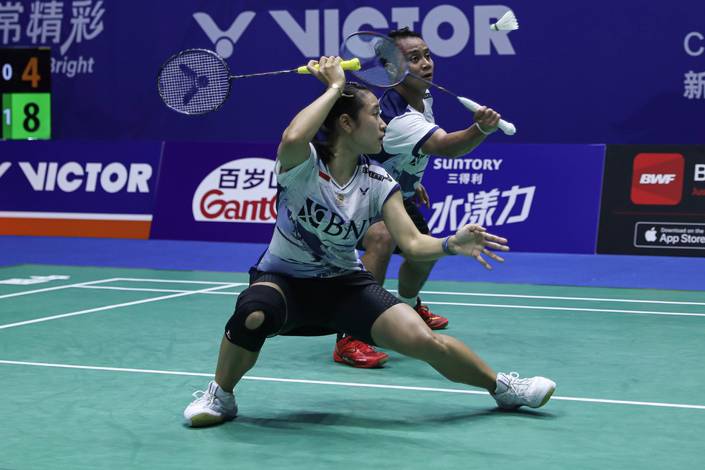 Lisa Ayu Kusumawati & Rehan Naufal Kusharjanto (Humas PP PBSI) Lisa Ayu Kusumawati & Rehan Naufal Kusharjanto (Humas PP PBSI)