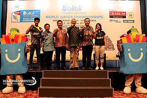 Press Conference World Junior Championships 2017 di Hotel Indonesia Kempinski, Jakarta.