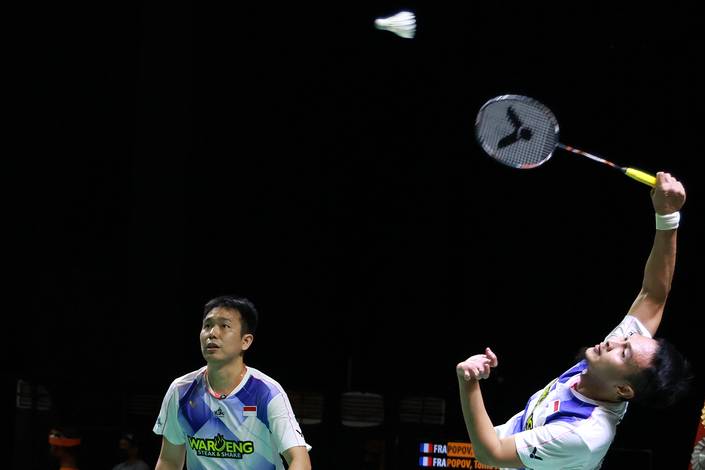 Hendra Setiawan & Mohammad Ahsan (Humas PP PBSI) Hendra Setiawan & Mohammad Ahsan (Humas PP PBSI)