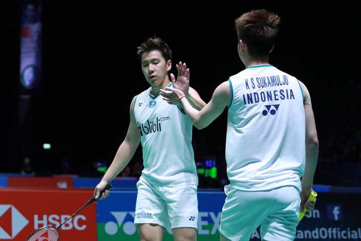 Kevin Sanjaya Sukamuljo/Marcus Fernaldi Gideon dipastikan batal tampil setelah Indonesia menarik mundur dari Piala Thomas dan Uber 2020. Kevin Sanjaya Sukamuljo/Marcus Fernaldi Gideon dipastikan batal tampil setelah Indonesia menarik mundur dari Piala Thomas dan Uber 2020.