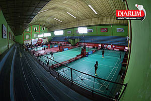 Suasana GOR Hevindo, Balikpapan.