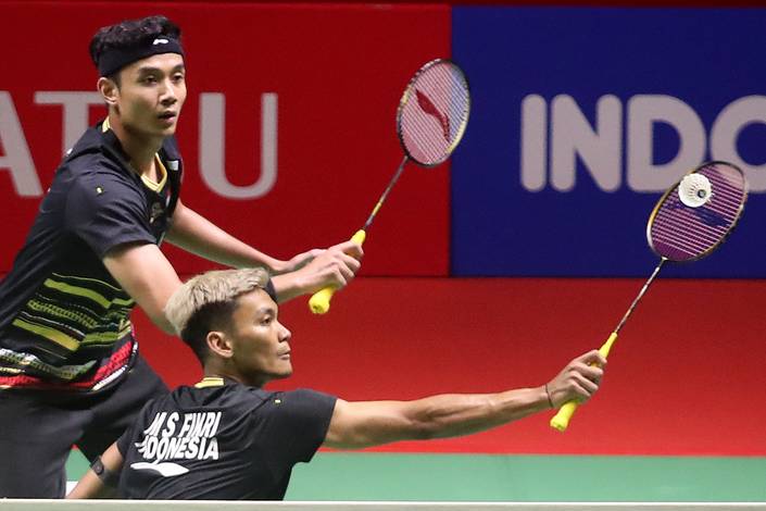 Bagas Maulana/Muhammad Shohibul Fikri (Djarum Badminton) Bagas Maulana/Muhammad Shohibul Fikri (Djarum Badminton)