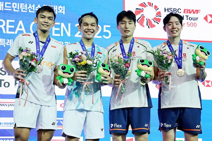 Kim Won Ho/Seo Seung Jae & Fajar Alfian/Muhammad Shohibul Fikri (Humas PP PBSI) Kim Won Ho/Seo Seung Jae & Fajar Alfian/Muhammad Shohibul Fikri (Humas PP PBSI)